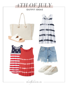 cute red white and blue outfits