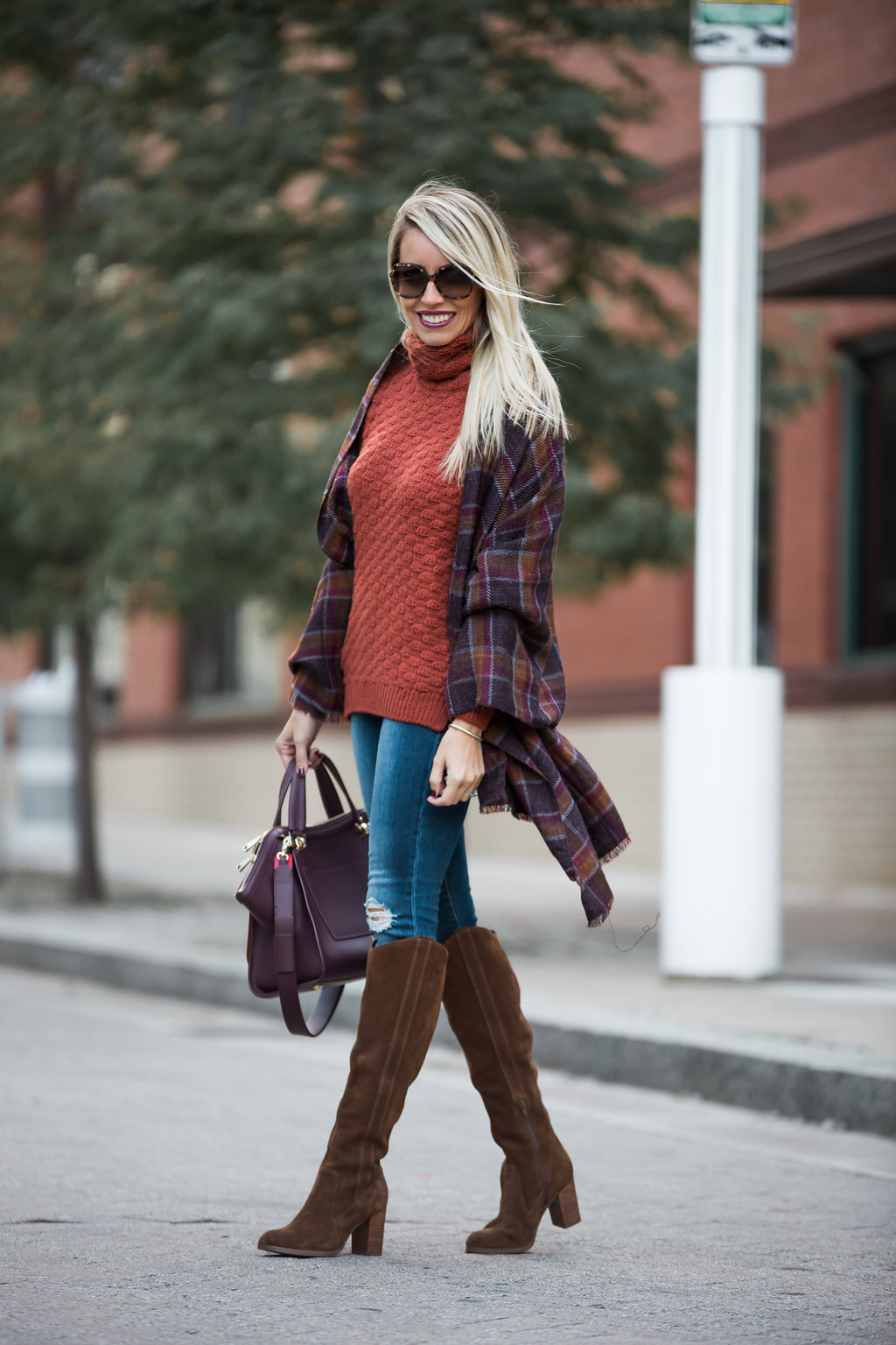 how to wear an oversized scarf two ways and why blanket scarves are a must