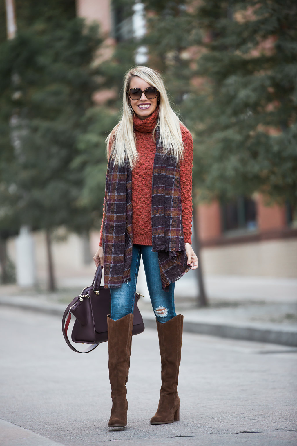 how to wear an oversized scarf two ways and why blanket scarves are a must