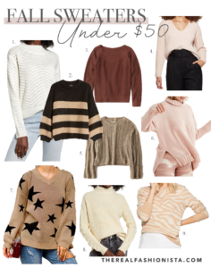 budget friendly fall sweaters under 50
