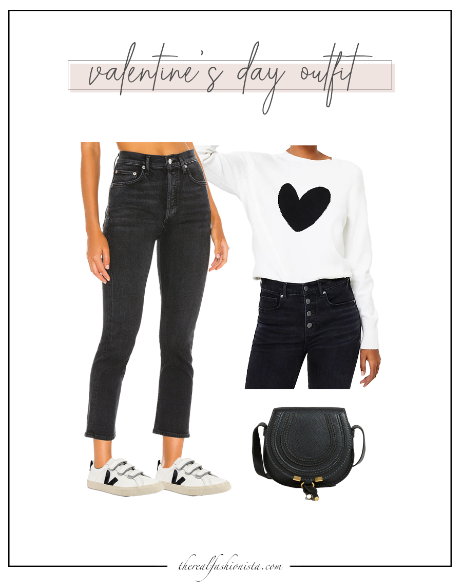 valentine's day outfit idea without pink or red