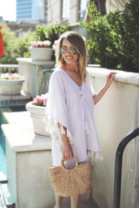 coverup under $80 - swim suit coverup under $80 - affordable coverup - what to wear on vacation - what to wear to the pool - tassel coverup for summer