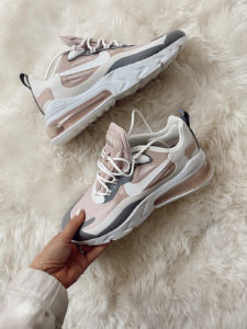Stylish and comfortable nike air max 270 react sneaker in plum grey mauve