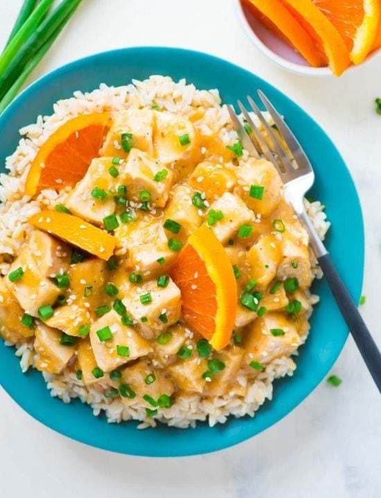 How to easily make crockpot orange chicken at home