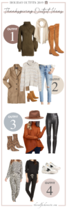casual to dressy holiday outfit ideas for thanksgiving and friendsgiving