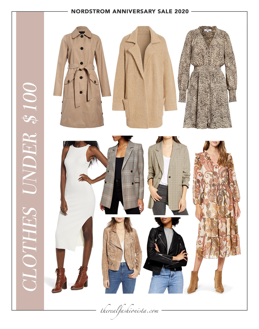 nordstrom anniversary sale 2020 outerwear coats blazers and dresses under $100