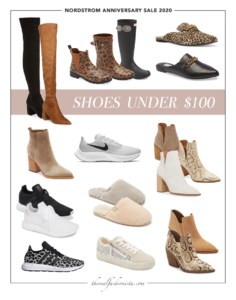 nordstrom anniversary sale 2020 boots booties and sneakers under $100