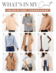 fashion blogger jaime shrayber loft labor day sale picks