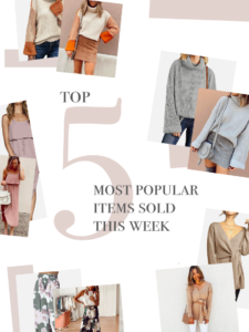 fashion blogger jaime shrayber weekly top 5 most popular items sold from amazon and nordstrom