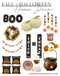 lifestyle blogger fall and halloween affordable home decor ideas