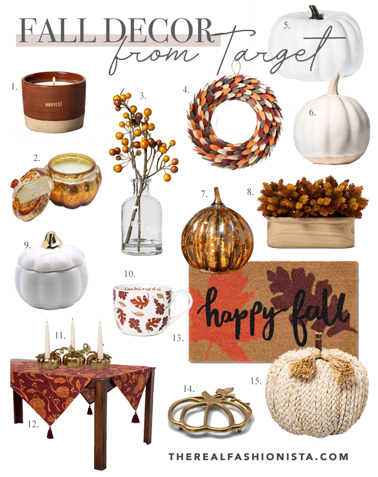 Affordable Fall Home Decor Roundup from Target - The Real Fashionista