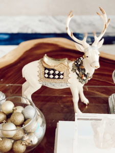 mackenzie childs winter white stag christmas home decor