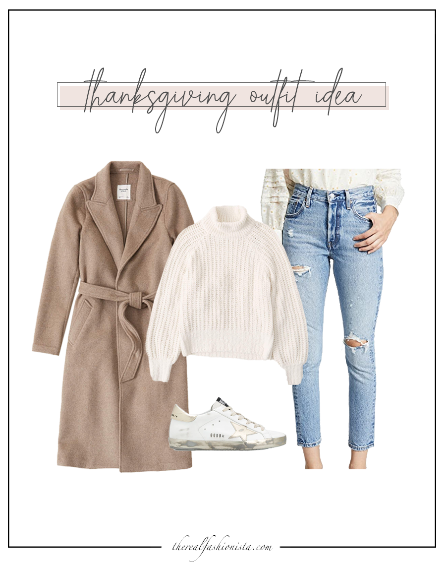 dad coat thankgiving fall outfit idea 2020