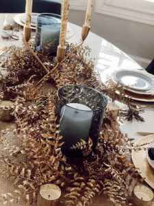 modern hanukkah holiday home decor gold tablescape inspiration