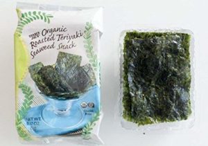 Healthy Trader Joe’s snack - organic roasted teriyaki seaweed