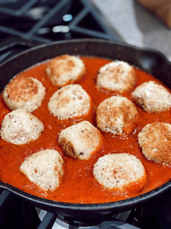 italian chicken parmesan meatballs - easy minimal prep and cooking recipe