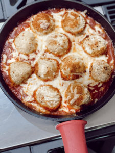Easy skillet recipes with chicken - Italian chicken parmesan meatballs