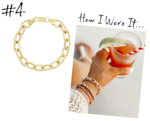 nordstrom adina's jewels large gold link bracelet