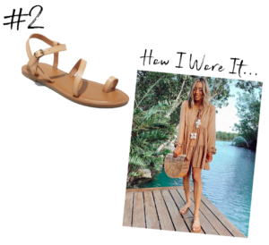 affordable Target universal threads Tera Naked Ankle tan Strappy Sandals