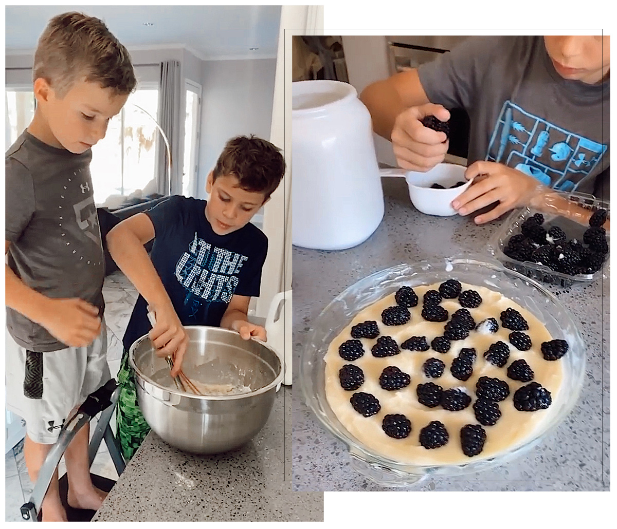 easy desserts kids can bake on their own - blackberry cobbler