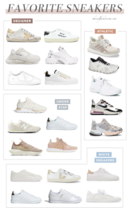 the best sneakers to give as gifts - designer, under $100, athletic and white sneakers for her