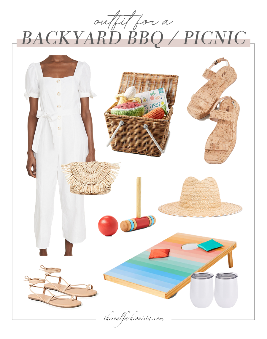 what to wear to a summer backyard bbq or picnic - outfit idea and outdoor activities