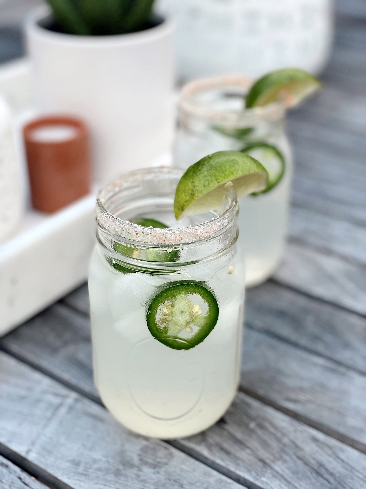 spicy margarita recipe with jalapeno and lime