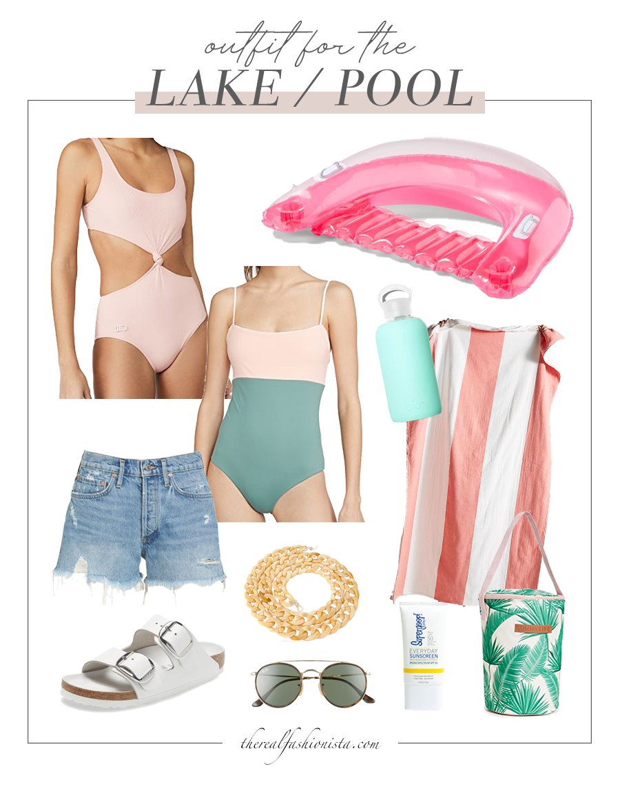 outfit ideas for the lake or pool - outfit ideas and accessories for the summer