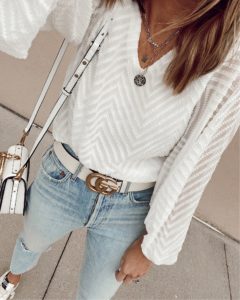 what to wear with gucci belt - womens fashion