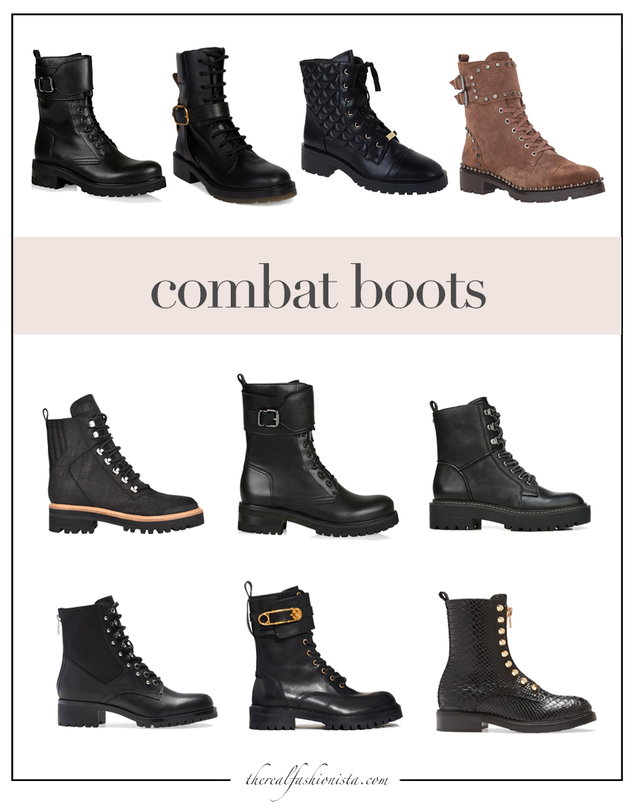 fall 2020 shoe fashion trends - combat boots