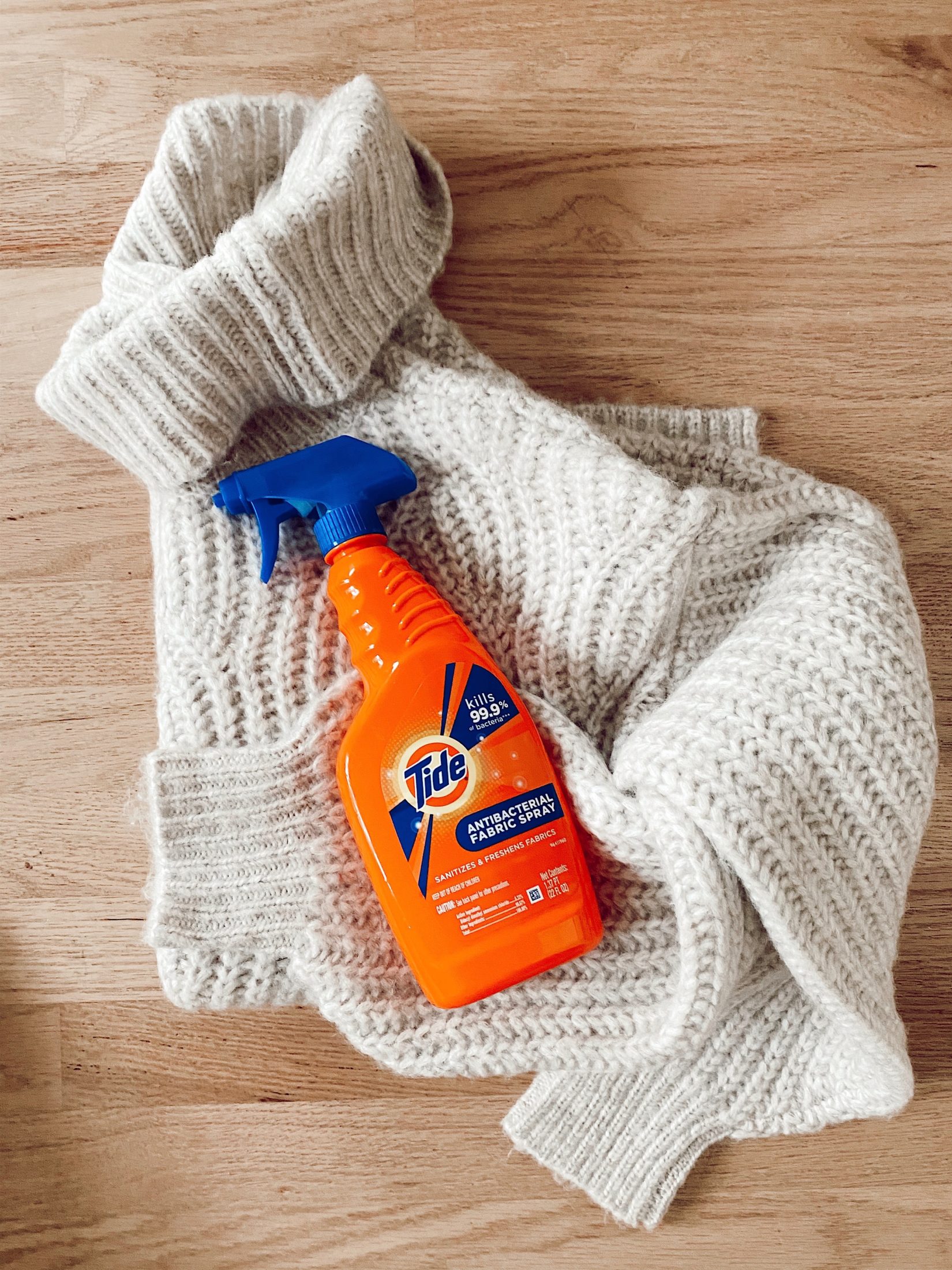 how to keep clothes fresh with tide antibacterial spray