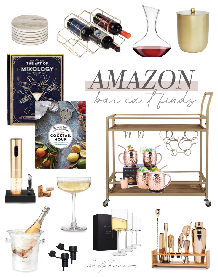 amazon bar cart finds and home decor must haves