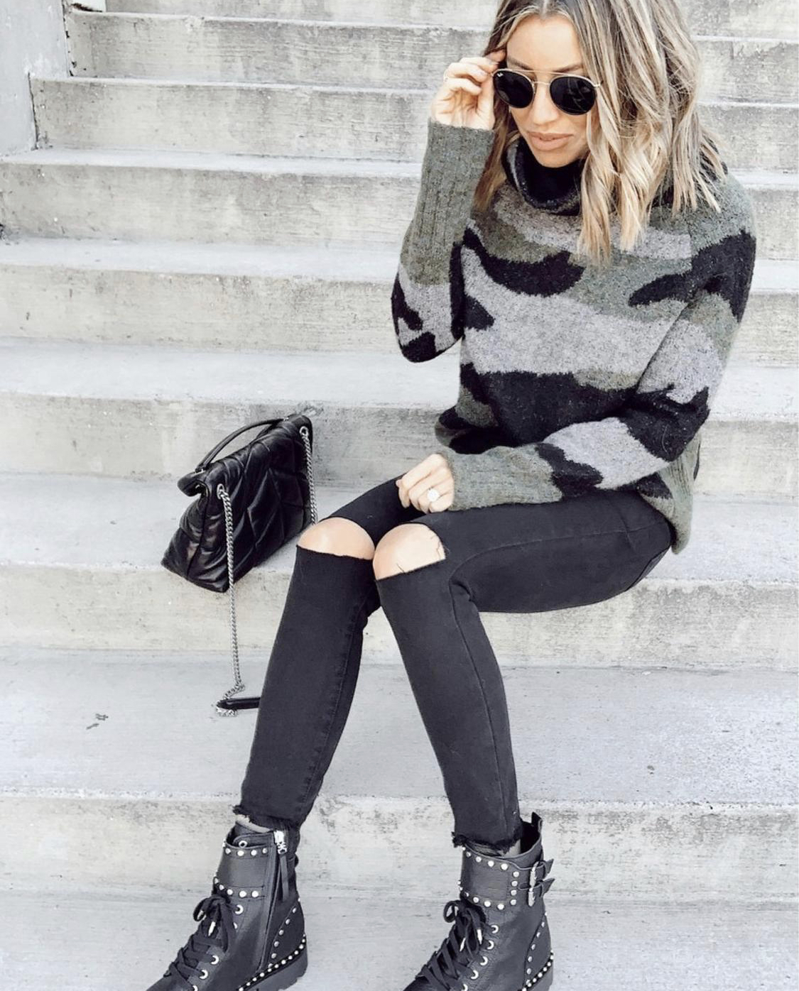 jaime-shrayber-how-to-wear-combat-boots-with-skinny-jeans - The Real  Fashionista