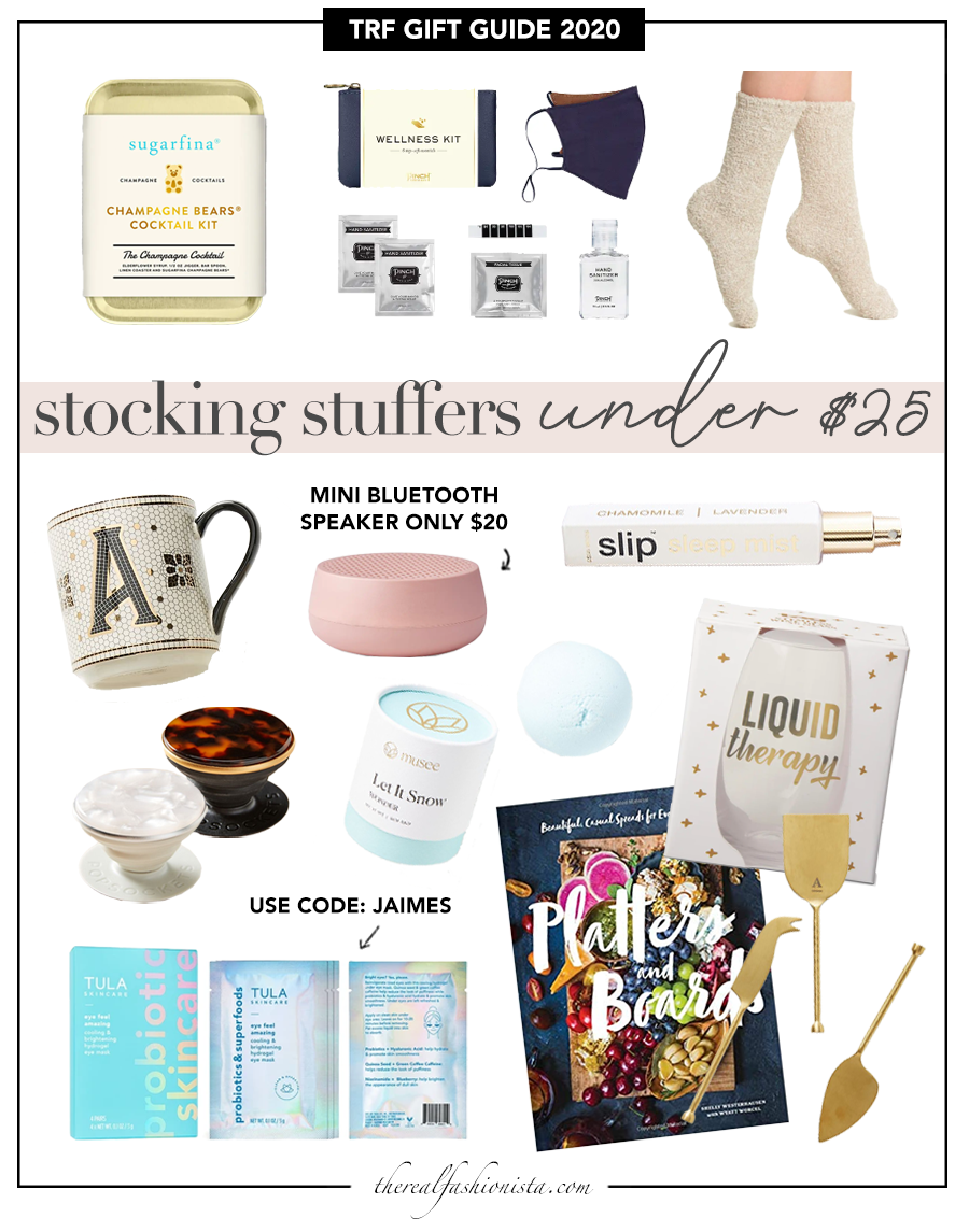 christmas stocking stuffer gifts for her under $25