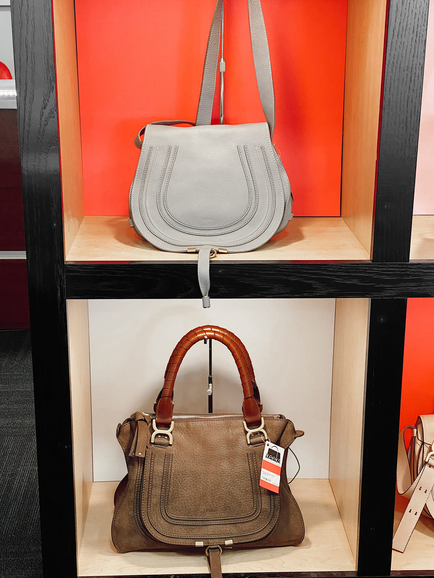 authentic preowned chloe marcie designer handbag
