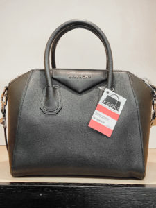 authentic preowned Givenchy antigona satchel medium black handbag