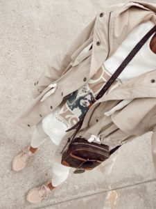 cute trench coat outfit - spring fashion trend 2021